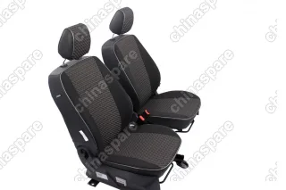 1762481CB Автомобильные чехлы, жаккард - черная эко-кожа для FORD Focus 2011-, кроме комплектации Titanium