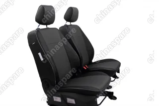 1762483CB Автомобильные чехлы, серая эко-кожа - черная эко-кожа для FORD Focus 2011-, кроме комплектации Titanium