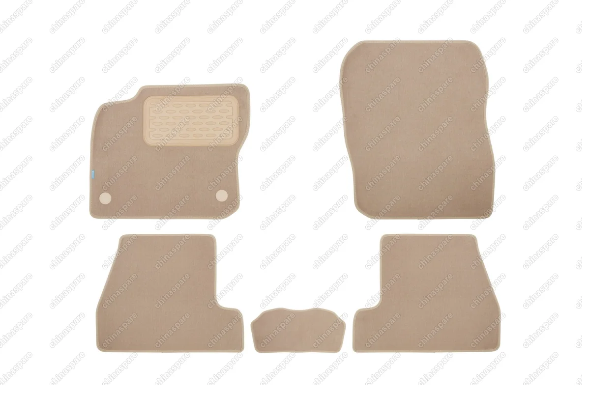 KLEVER04163222112kh Коврики в салон Klever Premium FORD Focus 3 2011-2015, хб., 5 шт. (текстиль, бежевые)