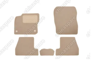 KLEVER04163222112kh Коврики в салон Klever Premium FORD Focus 3 2011-2015, хб., 5 шт. (текстиль, бежевые)