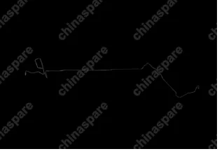 Трубка тормозная зад левая Chery QQ