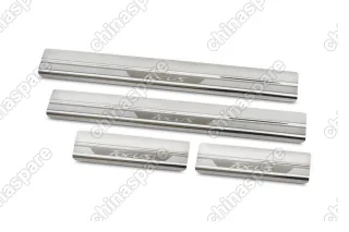 FFOC313643 Накладки на внутр. пороги с рисунком (компл. 4 шт.) Ford Focus new 4D 2011-