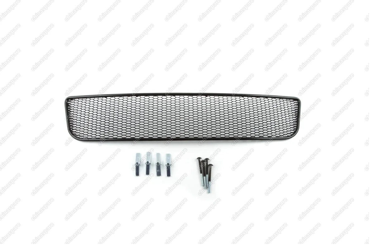 Сетка на бампер внешняя для FORD Focus III 2011-2015, черн., 20 мм (сота)