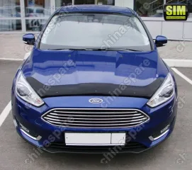 Дефлектор капота темный FORD Focus III, 2015-