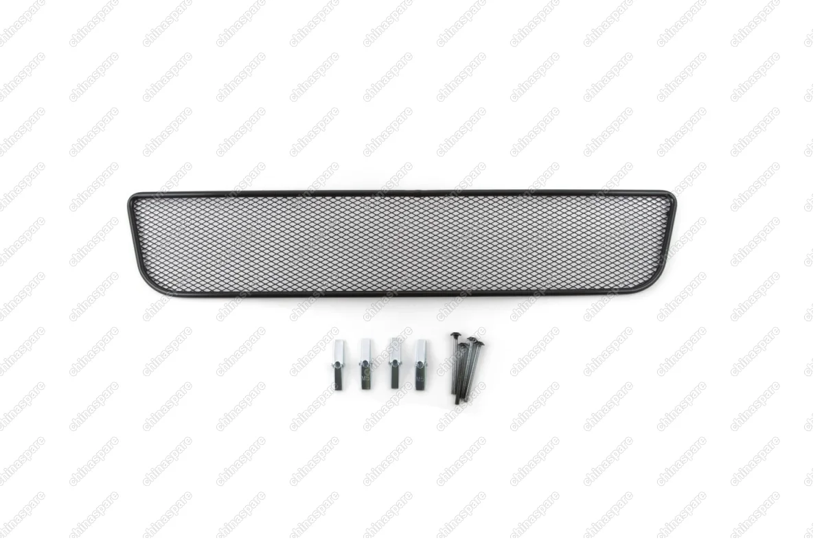 Сетка на бампер внешняя для FORD Focus III 2015->, 2 шт., черн., 10 мм, кроме компл. Titanium