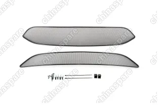 Сетка на бампер внешняя для FORD Focus III 2015->, черн., 10 мм