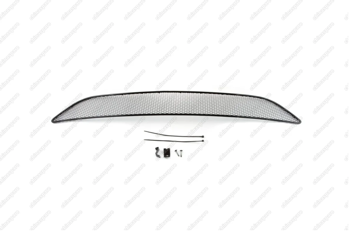 Сетка на бампер внешняя для FORD Focus III 2015->, черн., 15 мм