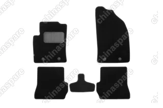 Коврики в салон Klever Premium FORD Fusion АКПП 2002-2012, хб., 5 шт. (текстиль)