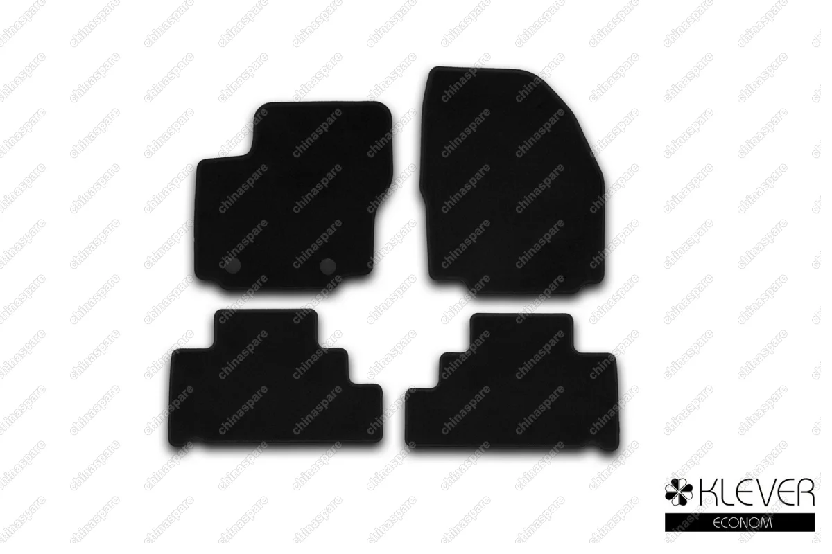 KLEVER011622101200k Коврики в салон Klever Econom FORD Galaxy 2007->, мв., 4 шт. (текстиль)