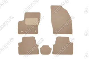 KLEVER04162022112kh Коврики в салон Klever Premium FORD Kuga АКПП 2008-2013, внед., 5 шт. (текстиль, бежевые)