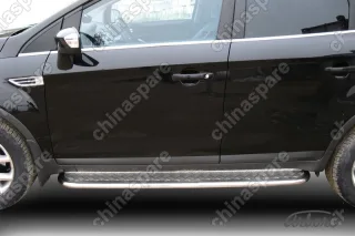 AFZDAFKG10 Защита порогов d42 с листом  Arbori нерж. сталь для Ford KUGA 2008-2012