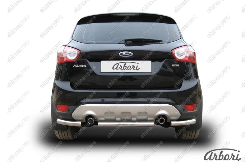 AFZDAFKG12 Защита заднего бампера d57 Arbori нерж. сталь для Ford KUGA 2008-2012