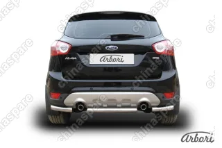 AFZDAFKG12 Защита заднего бампера d57 Arbori нерж. сталь для Ford KUGA 2008-2012
