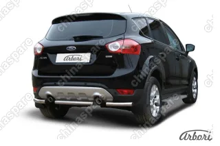 AFZDAFKG12 Защита заднего бампера d57 Arbori нерж. сталь для Ford KUGA 2008-2012