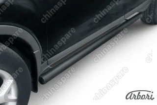 AFZDAFKG08B Защита порогов d76 труба  Arbori черн. для Ford KUGA 2008-2012