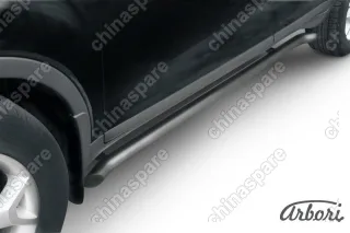 AFZDAFKG09B Защита порогов d57 с гибами Arbori черн. для Ford KUGA 2008-2012