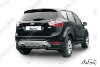 AFZDAFKG12B Защита заднего бампера d57 Arbori черн. для Ford KUGA 2008-2012