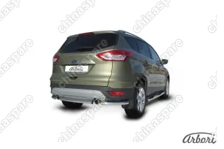 AFZDAFKG1308 Защита заднего бампера d57 Arbori нерж. сталь для Ford KUGA 2013-2016