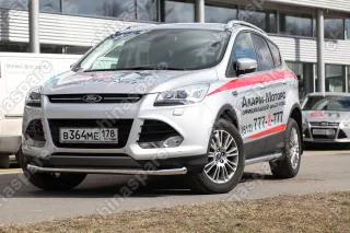 FKUG481723 Защита переднего бампера труба d60 Premium низкая,Ford Kuga 2013-, FKUG.48.1723