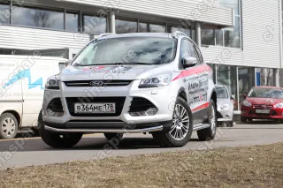 FKUG481724 Защита переднего бампера труба d60 Premium высокая,Ford Kuga 2013-, FKUG.48.1724