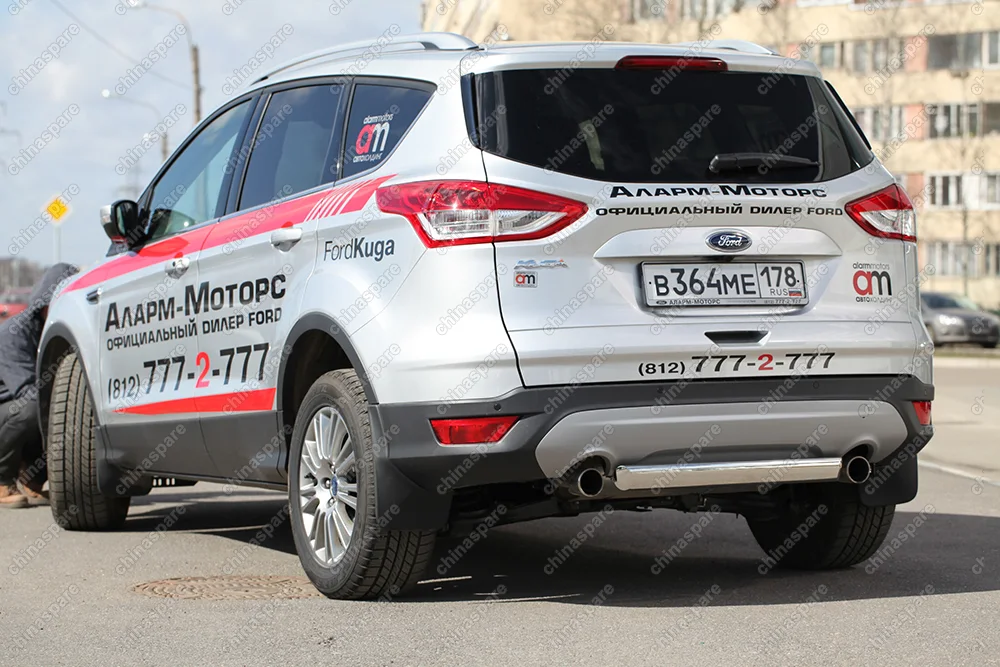 FKUG751738 Защита задняя овальная 75х42,Ford Kuga 2013-, FKUG.75.1738