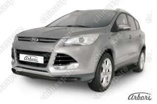 AFZDAFKG1302B Защита переднего бампера d76 Arbori черн. для Ford KUGA 2013-2016