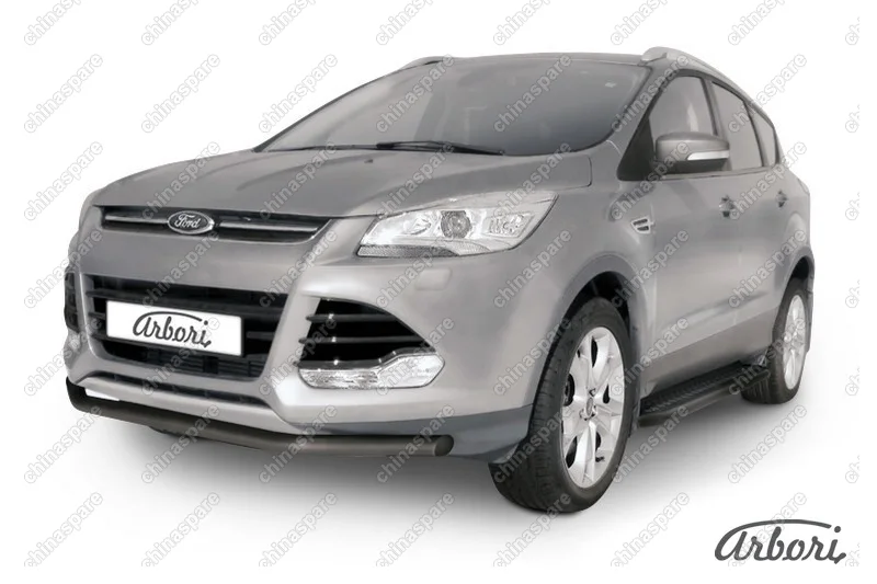 AFZDAFKG1304B Защита переднего бампера d57  Arbori черн. для Ford KUGA 2013-2016