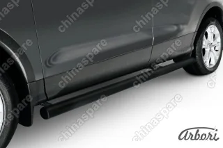 AFZDAFKG1306B Защита порогов d76 труба  Arbori черн. для Ford KUGA 2013-2016