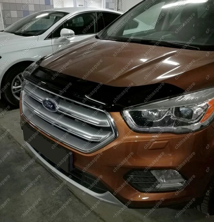 NLDSFOKUG1612 Дефлектор капота темный FORD Kuga 2016-