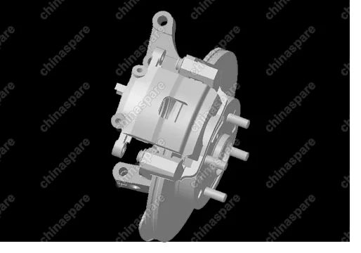 Кулак поворотный левый в сборе Chery QQ6