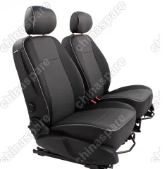 1751435CB Автомобильные чехлы, серая эко-кожа – черная эко-кожа для FORD Мондео 2007-2014, комплектация Titanium