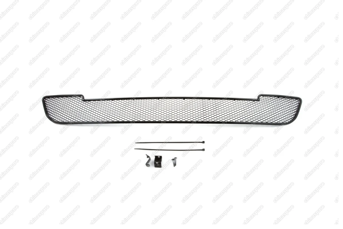 1170915151 Сетка на бампер внешняя для FORD Mondeo 2015->, черн., 15 мм, для автомобилей с хром-пакетом