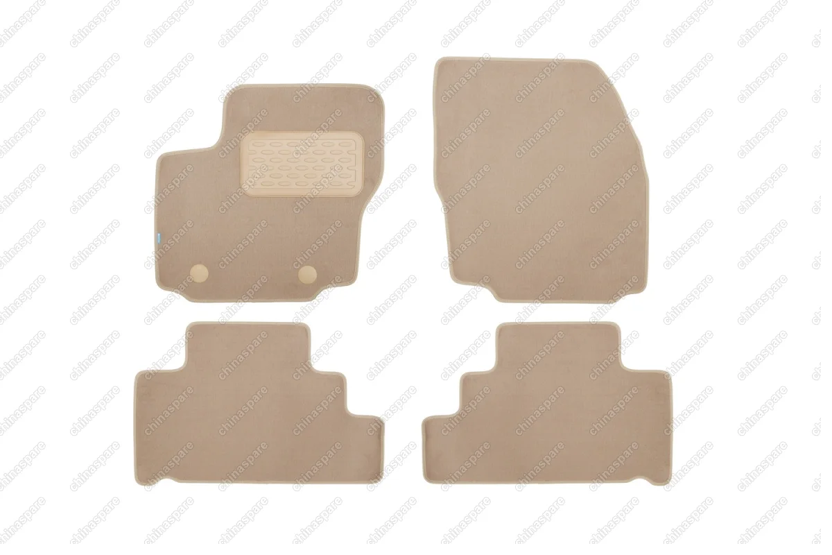 KLEVER04161222112kh Коврики в салон Klever Premium FORD S-max 2006-2015, мв., 4 шт. (5 мест) (текстиль, бежевые)