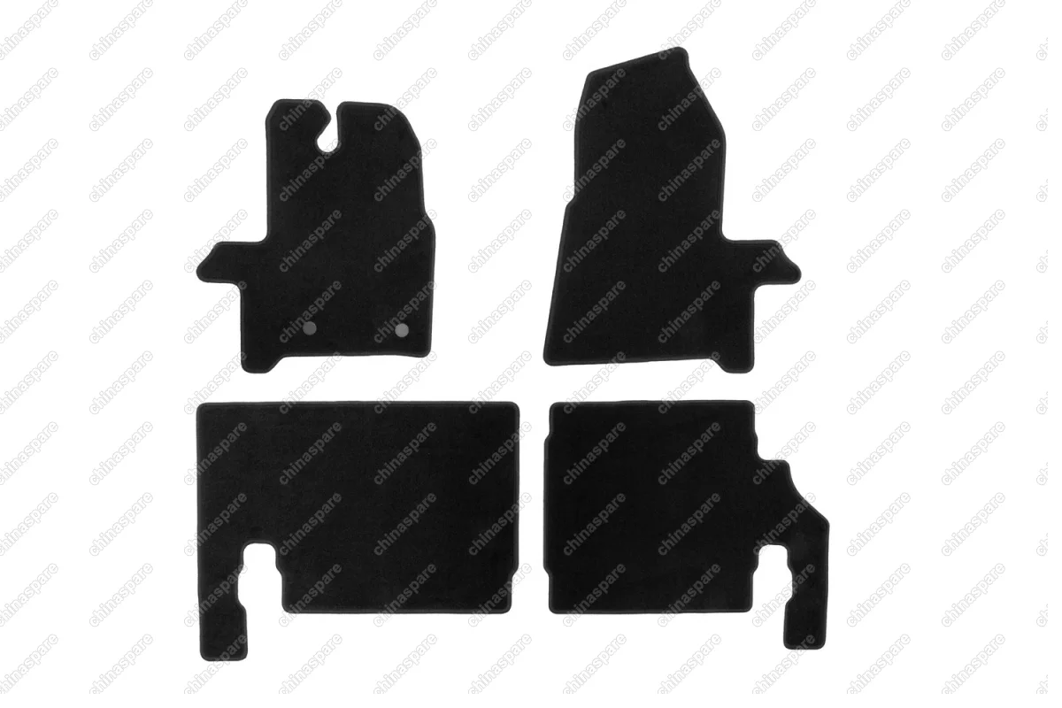 KLEVER01164201200k Коврики в салон Klever Econom FORD Tourneo Custom 2013-> (8 мест), фург., 4 шт. (текстиль)