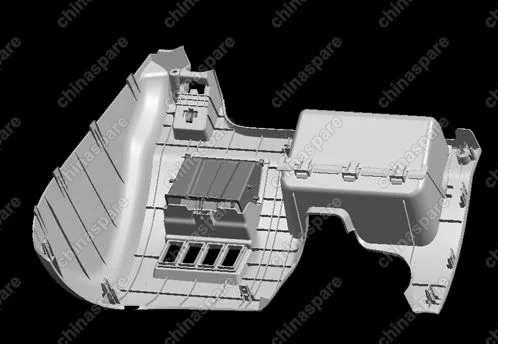T115305430 Приборная панель (левая часть) Chery Tiggo