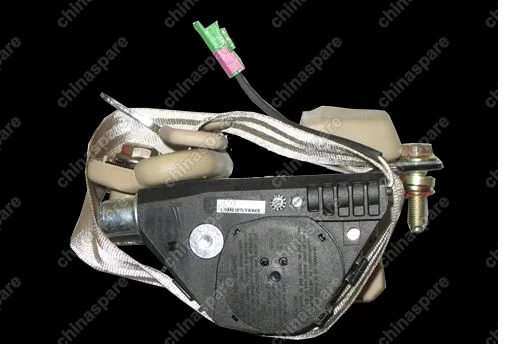 T118212010BB Ремень безопасности передний левый бежевый Chery Tiggo