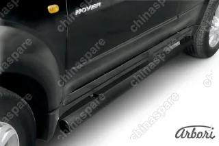 Защита порогов d76 труба  Arbori черн. для Great Wall Hover 2008-2010