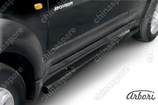 Защита порогов d57 труба  Arbori черн. для Great Wall Hover 2008-2010