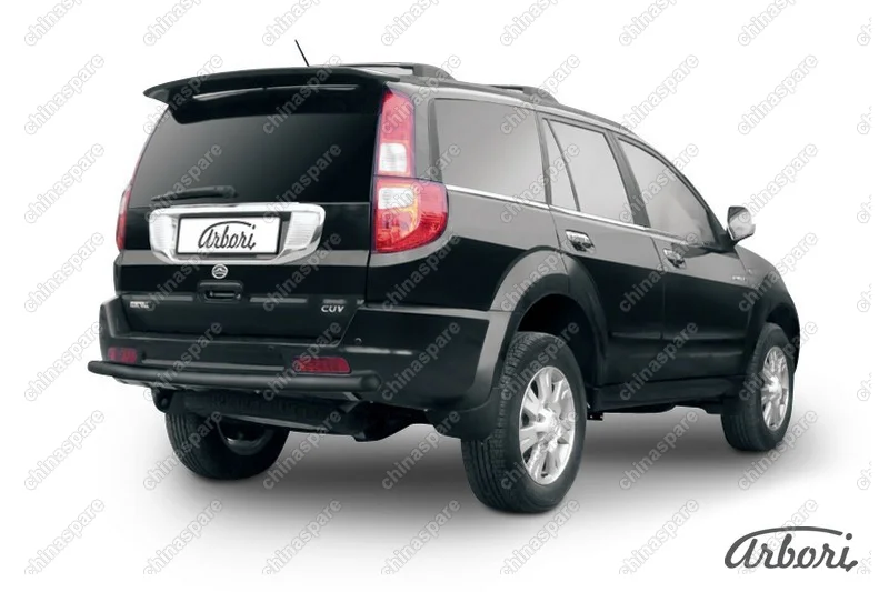 Защита заднего бампера d57 Arbori черн. для Great Wall Hover 2008-2010