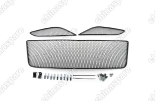 Сетка на бампер внешняя для GREAT WALL Hover-3 2009-2014, черн., 20 мм (сота)