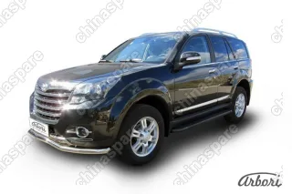 Комплект алюминиевых порогов Arbori Optima Black 1700 для GREAT WALL Hover H3 2014-2016