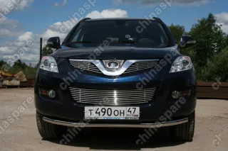 Декоративные элементы решетки радиатора d10 (2 элемента из 5 трубочек) "Great Wall Hover H5"2010-чер, GWHV.91.2085