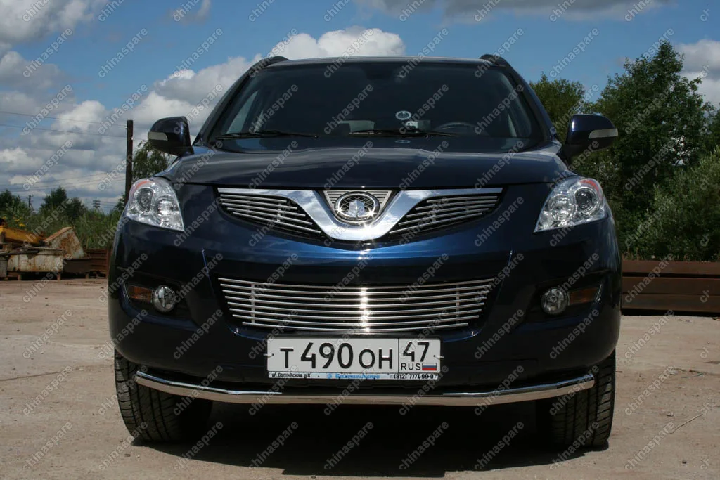 Декоративные элементы решетки радиатора d10 (2 элемента из 5 трубочек) "Great Wall Hover H5" 2010-хр, GWHV.92.2187