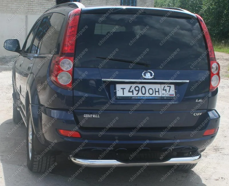 Защита задняя d 76 "ступень" "Great Wall Hover H5" 2010-, GWHV.75.1331