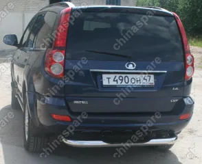 Защита задняя d 76 "ступень" "Great Wall Hover H5" 2010-, GWHV.75.1331