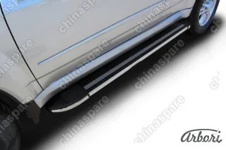 Комплект алюминиевых порогов Arbori Luxe Black 1700 для GREAT WALL Hover H5 2010-2017