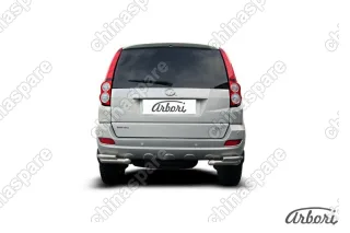 Уголки d57+d42 двойные Arbori нерж. сталь для Great Wall Hover H5 2010-2017