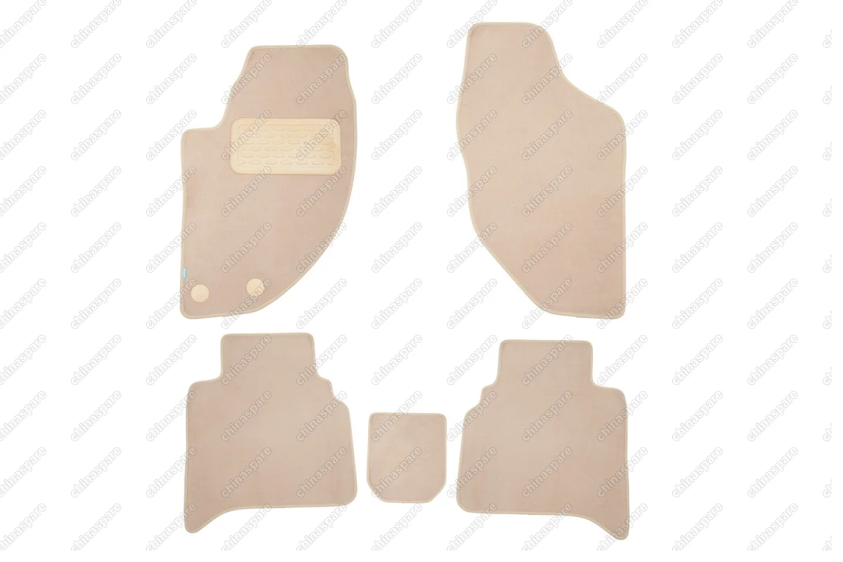 Коврики в салон Klever Premium GREAT WALL Hover H5 TD АКПП 2012->, внед., 5 шт. (текстиль, бежевые)