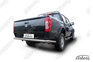 Защита заднего бампера d57 Arbori нерж. сталь для Great Wall WINGLE 2012-2015