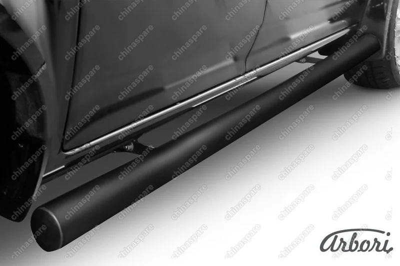 Защита порогов d76 труба  Arbori черн. для Great Wall WINGLE 2012-2015